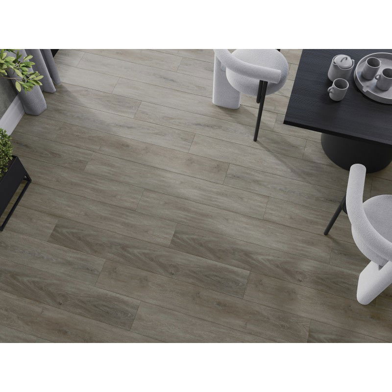 Mexen La Porte sample of SPC vinyl panels 6.5 mm, IXPE underlay 1.5 mm, 4 V-Groove, Oak - F1026-S