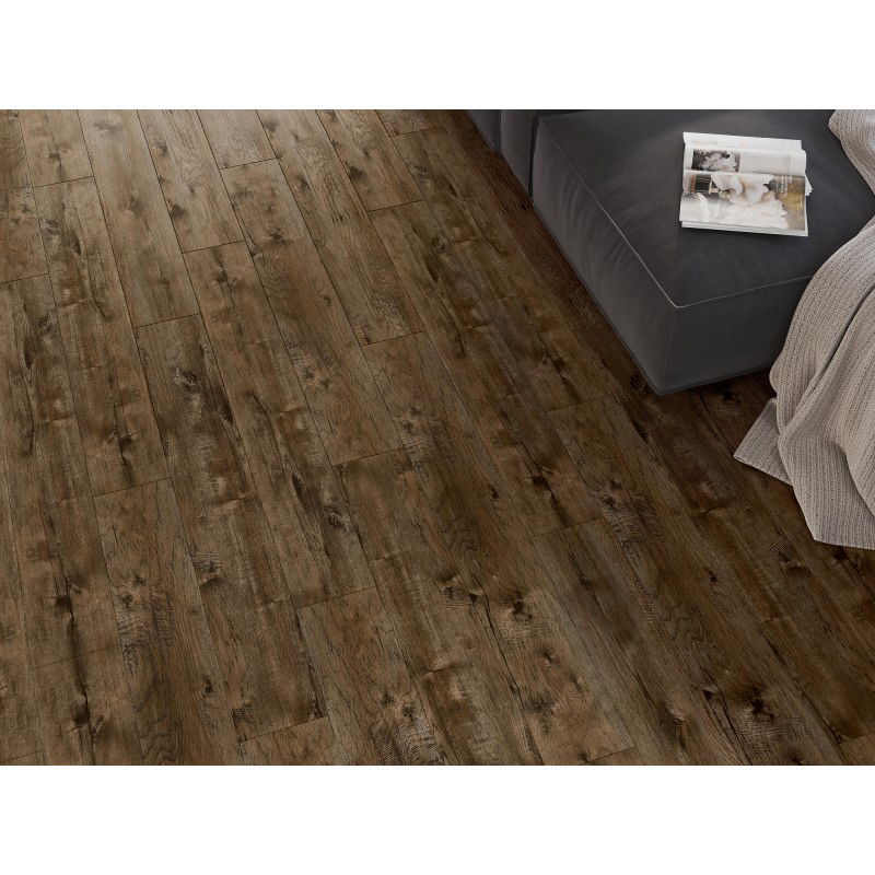 Mexen Orange Beach SPC Vinyl Panel Sample 6.5 mm, IXPE Underlay 1.5 mm, 4-Sided Bevel, Walnut - F1028-S