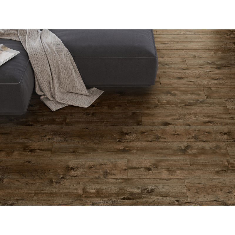 Mexen Orange Beach SPC Vinyl Panel Sample 6.5 mm, IXPE Underlay 1.5 mm, 4-Sided Bevel, Walnut - F1028-S