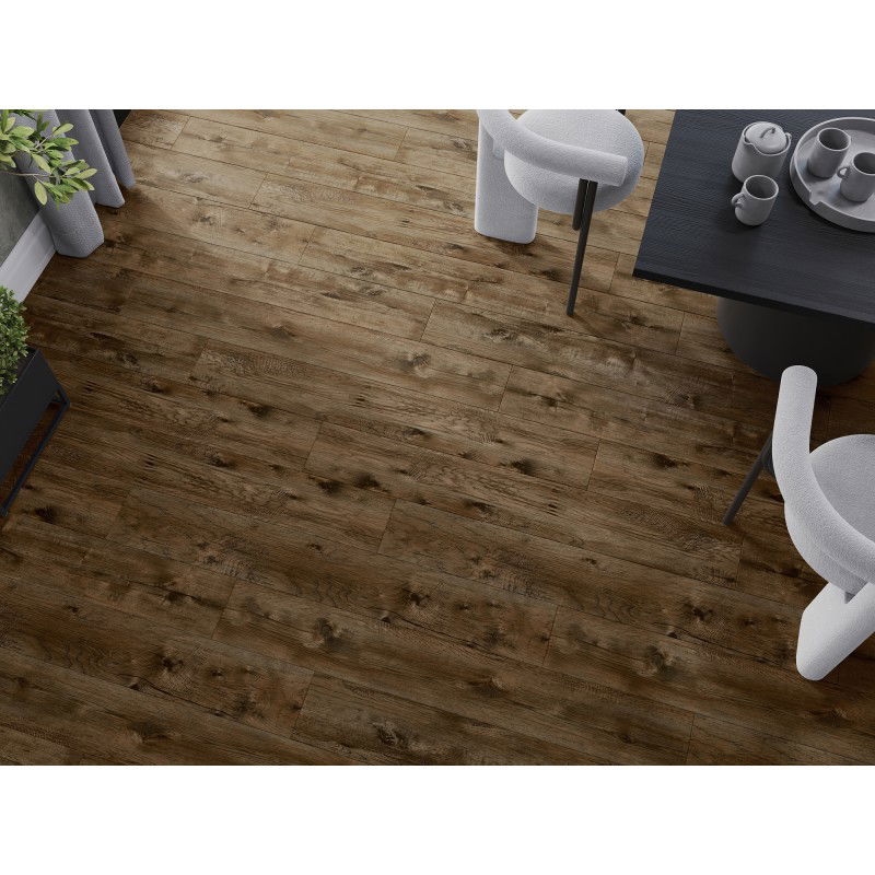 Mexen Orange Beach SPC Vinyl Panel Sample 6.5 mm, IXPE Underlay 1.5 mm, 4-Sided Bevel, Walnut - F1028-S