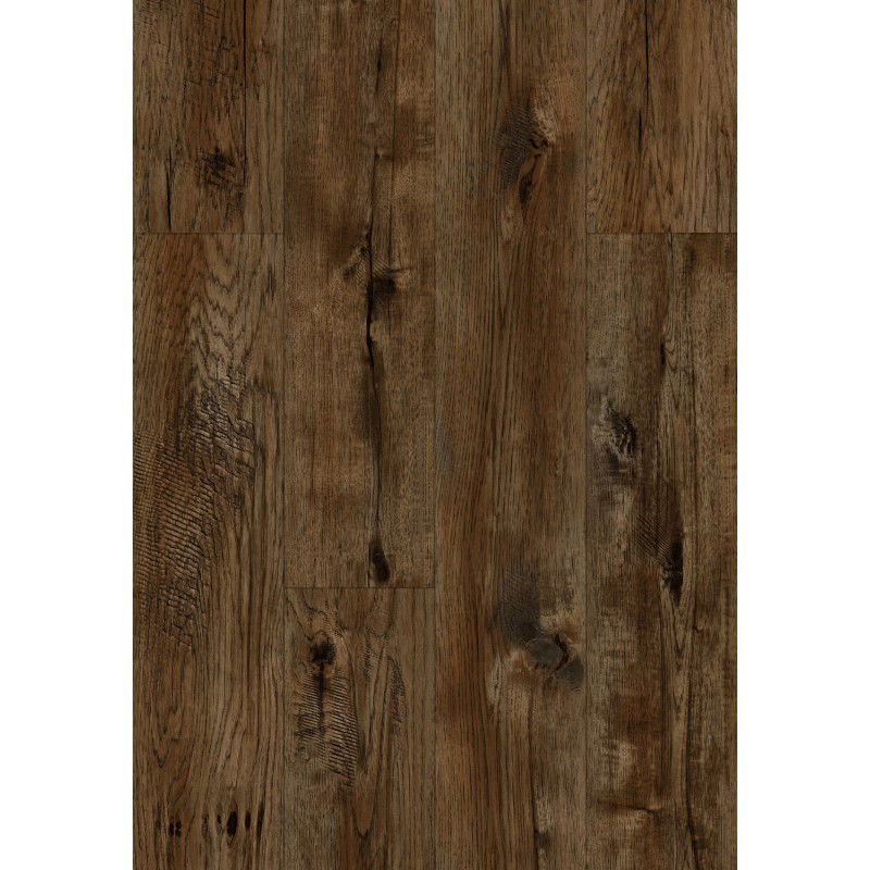 Mexen Mount Vernon SPC Vinyl Panel Sample 6.5 mm, IXPE Underlay 1.5 mm, 4-Sided V-Groove, Walnut - F1029-S