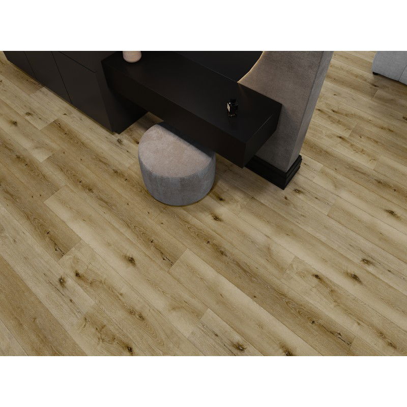 Mexen Oakley sample of SPC vinyl panels 6.5 mm, IXPE underlay 1.5 mm, 4 V-Groove, Oak - F1030-S