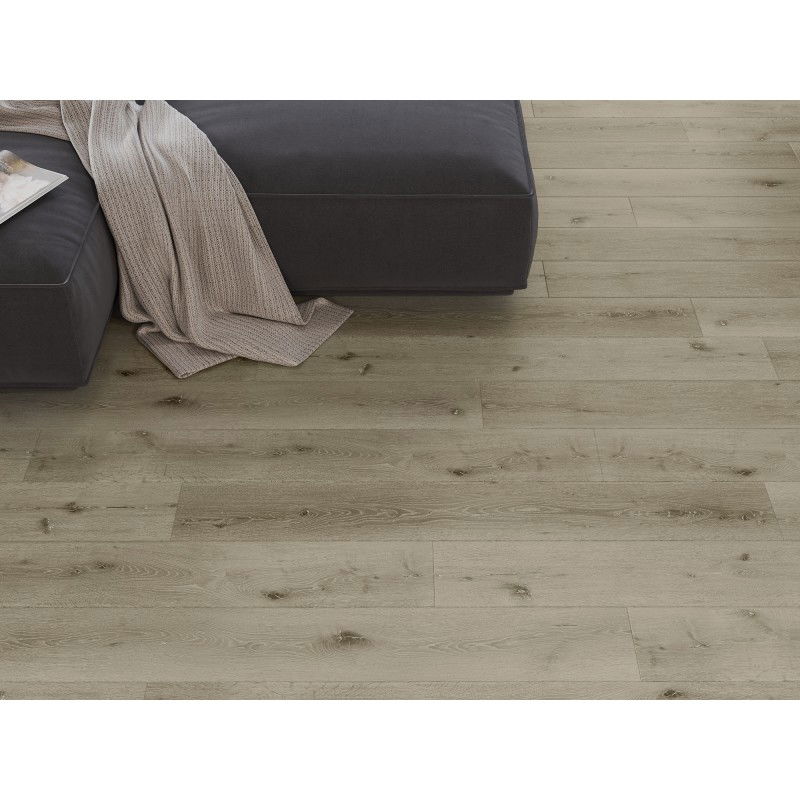 Mexen Georgia sample of SPC vinyl panels 6.5 mm, IXPE underlay 1.5 mm, 4 V-Groove, Oak - F1031-S