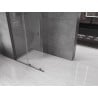 Mexen Velar sliding shower wall Walk-in 90 x 200 cm, transparent 8 mm, gun metal - 871-090-000-03-95