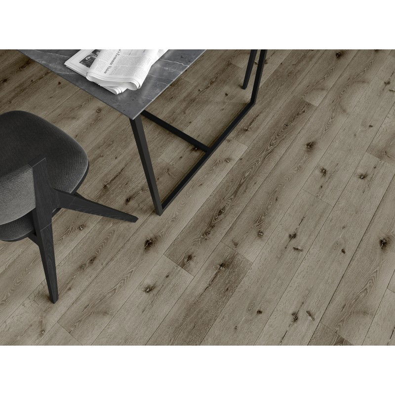 Mexen Kansas sample of vinyl panels 1240 x 182 mm SPC 6.5 mm, IXPE underlay 1.5 mm, 4 V-Groove, Oak - F1032-S