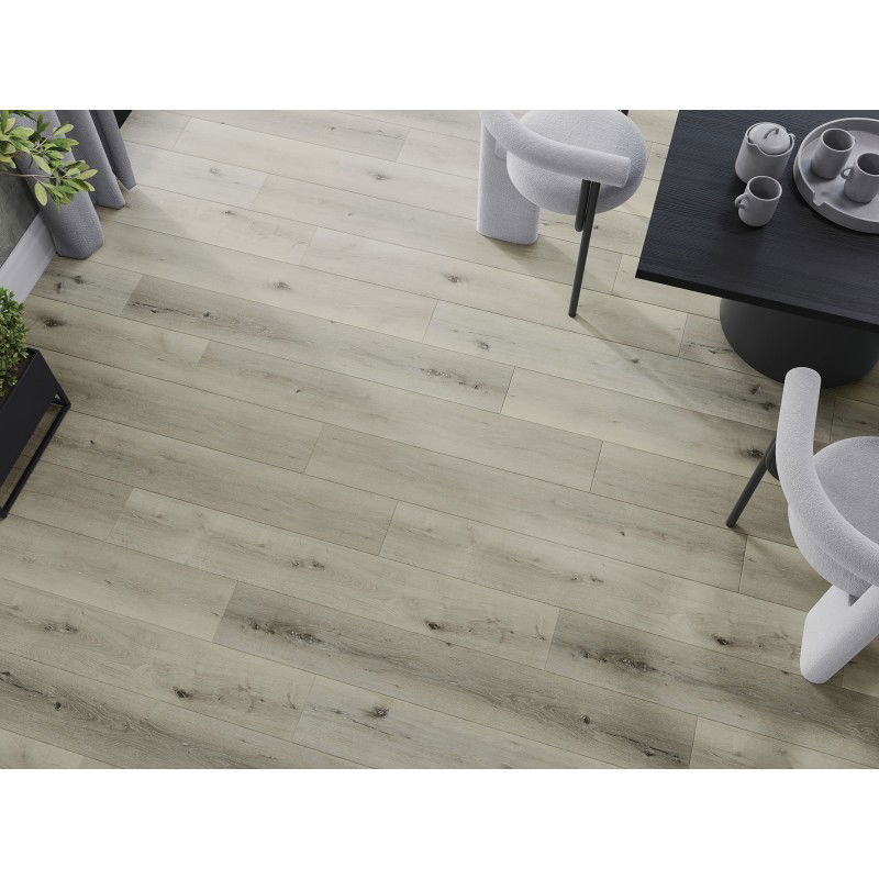 Mexen Silver Lake sample of SPC vinyl panels 6.5 mm, IXPE 1.5 mm underlay, 4 V-Groove, Oak - F1034-S