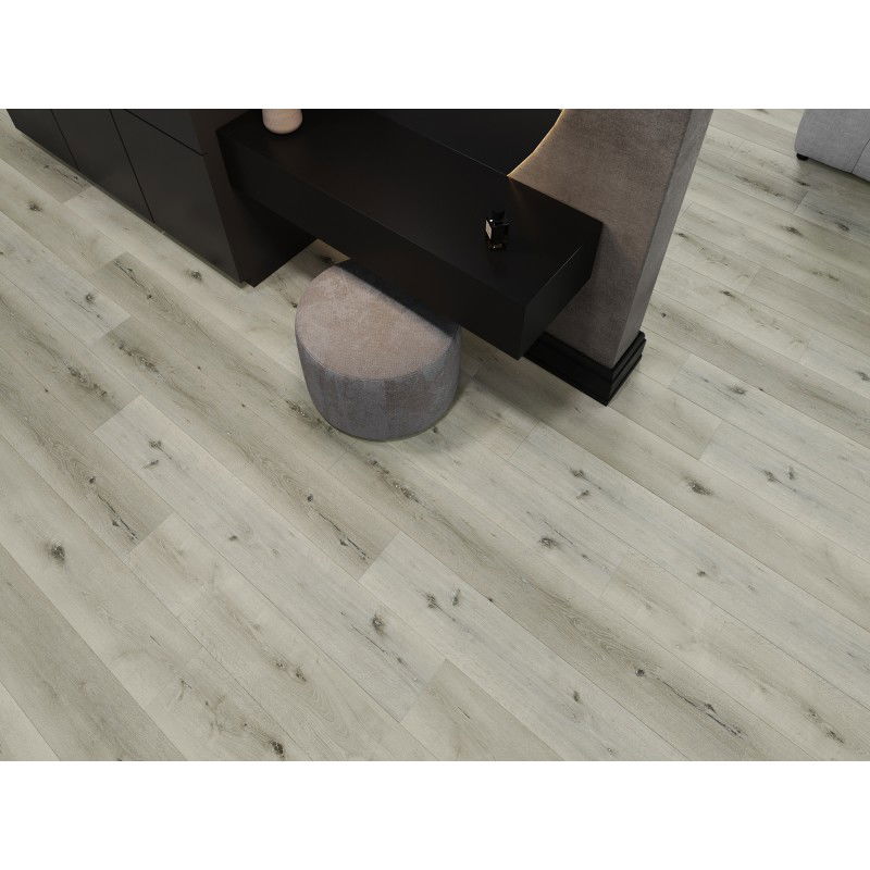 Mexen Silver Lake sample of SPC vinyl panels 6.5 mm, IXPE 1.5 mm underlay, 4 V-Groove, Oak - F1034-S