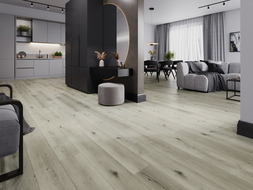 Mexen Silver Lake vinyl panel sample 1240 x 182 mm SPC 6.5 mm, IXPE padding 1.5 mm, 4-sided V-joint, Oak - F1034-S