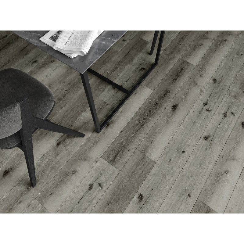 Mexen Lago Vista sample of SPC vinyl panels 6.5 mm, IXPE underlay 1.5 mm, 4 V-Groove, Oak - F1035-S