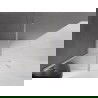 Mexen Velar sliding shower wall Walk-in 140 x 200 cm, transparent 8 mm, brushed nickel - 871-140-000-03-97