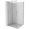 Mexen Velar L sliding shower wall Walk-in 100 x 200 cm, transparent 8 mm, chrome - 871-100-003-03-01