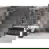 Mexen Velar L Sliding Shower Wall Walk-in 100 x 200 cm, transparent 8 mm, white - 871-100-003-03-20