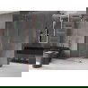 Mexen Velar L sliding shower wall Walk-in 100 x 200 cm, transparent 8 mm, rose gold - 871-100-003-03-60