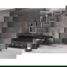 Mexen Velar L sliding shower wall Walk-in 100 x 200 cm, transparent 8 mm, rose gold - 871-100-003-03-60