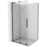 Mexen Velar L sliding shower screen Walk-in 100 x 200 cm, transparent 8 mm, black - 871-100-003-03-70