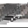 Mexen Velar L sliding shower wall Walk-in 100 x 200 cm, transparent 8 mm, brushed nickel - 871-100-003-03-97