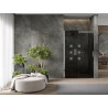 Mexen Omega 100 cm sliding shower doors, graphite, chrome - 825-100-000-01-40