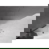 Mexen Velar L Sliding Shower Panel Walk-in 100 x 200 cm, Frosted 8 mm, Black - 871-100-003-33-70