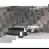 Mexen Velar L Sliding Shower Wall Walk-in 110 x 200 cm, Frosted 8 mm, Brushed Nickel - 871-110-003-33-97
