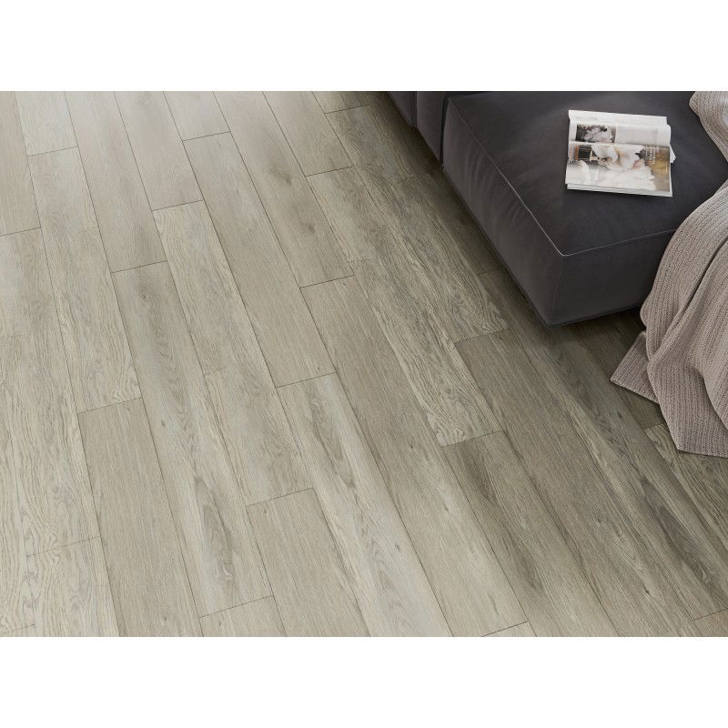 Mexen Sky Valley sample of SPC vinyl panels 6.5 mm, IXPE underlay 1.5 mm, 4 V-Groove, Oak - F1040-S