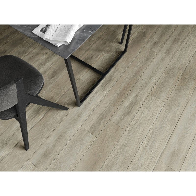 Mexen Sky Valley sample of SPC vinyl panels 6.5 mm, IXPE underlay 1.5 mm, 4 V-Groove, Oak - F1040-S