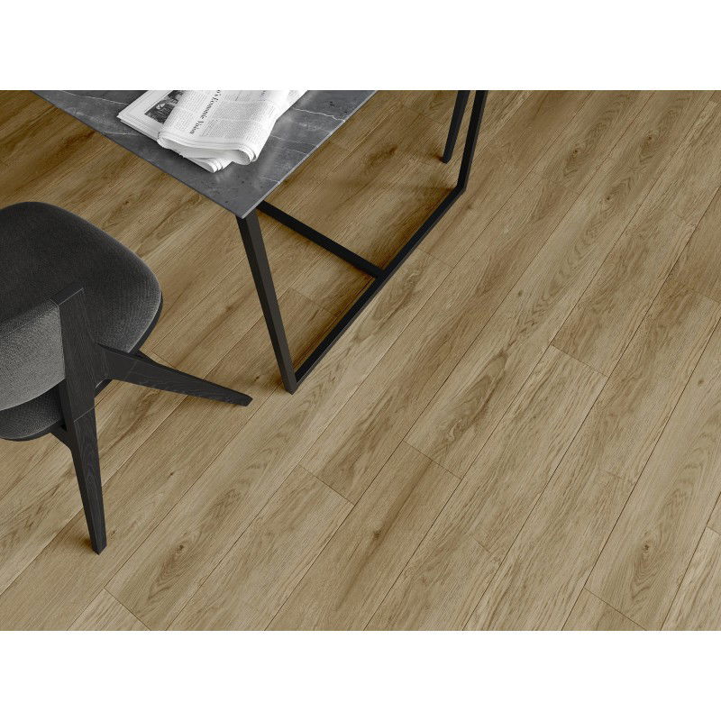 Mexen Manhattan SPC Vinyl Panel Sample 6.5 mm, IXPE Underlay 1.5 mm, 4 V-Groove, Oak - F1041-S