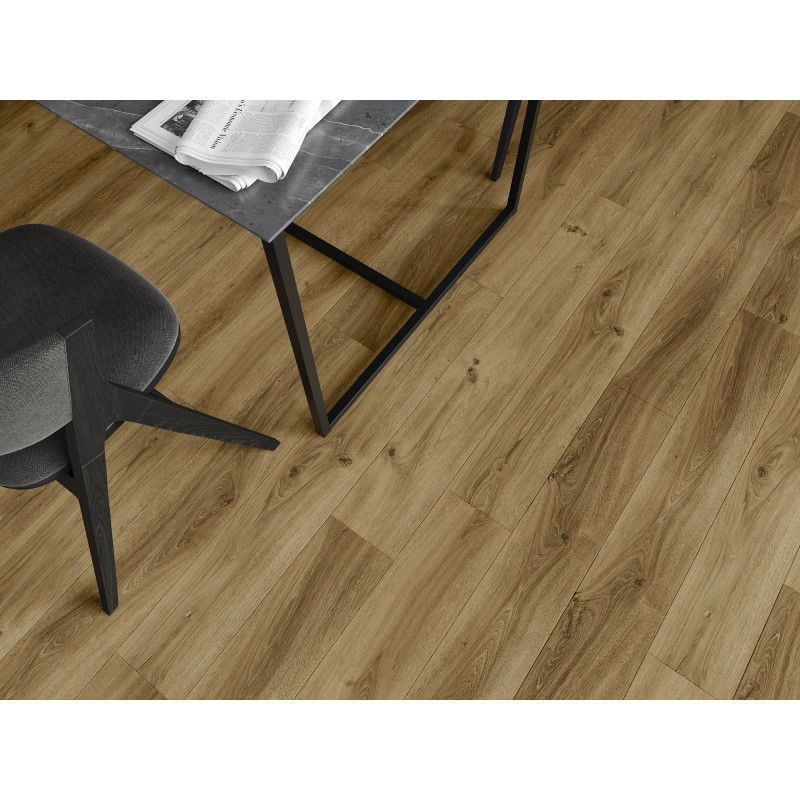 Mexen Amsterdam sample of vinyl panels 1240 x 182 mm SPC 6.5 mm, IXPE 1.5 mm underlay, 4 V-Groove, Oak - F1042-S