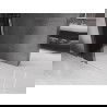 Mexen Velar L Walk-in Sliding Shower Wall 110 x 200 cm, Graphite 8 mm, Chrome - 871-110-003-43-01