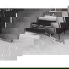 Mexen Velar L sliding shower wall Walk-in 120 x 200 cm, graphite 8 mm, white - 871-120-003-43-20