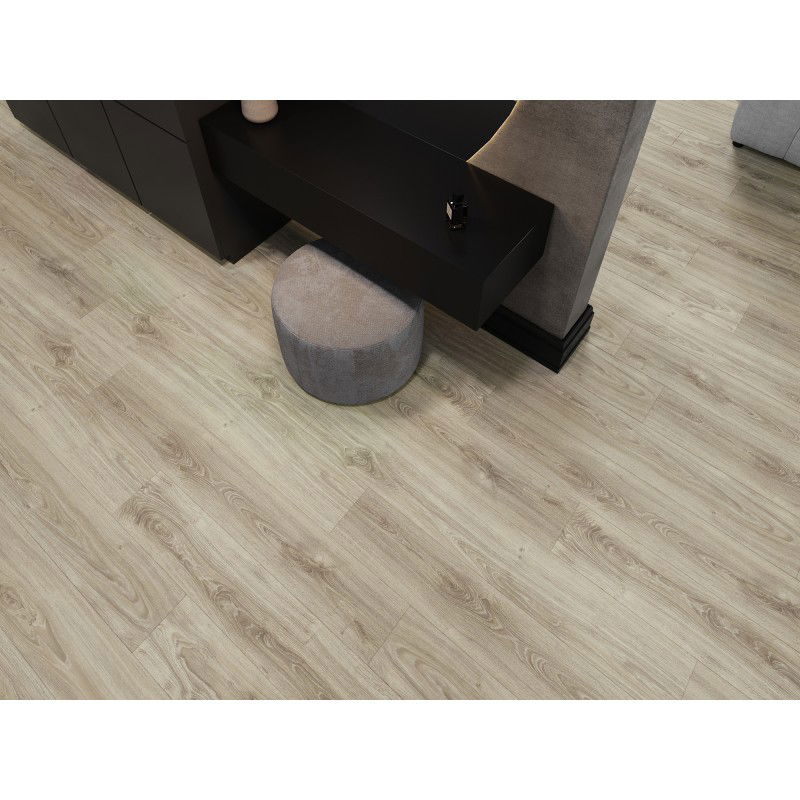 Mexen Madison sample of SPC vinyl panels 6.5 mm, IXPE underlay 1.5 mm, 4 V-Groove, Oak - F1045-S