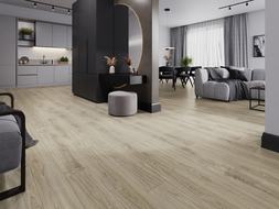 Mexen Madison sample vinyl panels 1240 x 182 mm SPC 6.5 mm, IXPE underlay 1.5 mm, 4 V-Groove, Oak - F1045-S