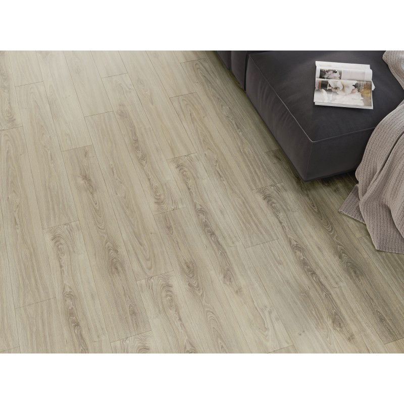 Mexen Madison sample of SPC vinyl panels 6.5 mm, IXPE underlay 1.5 mm, 4 V-Groove, Oak - F1045-S