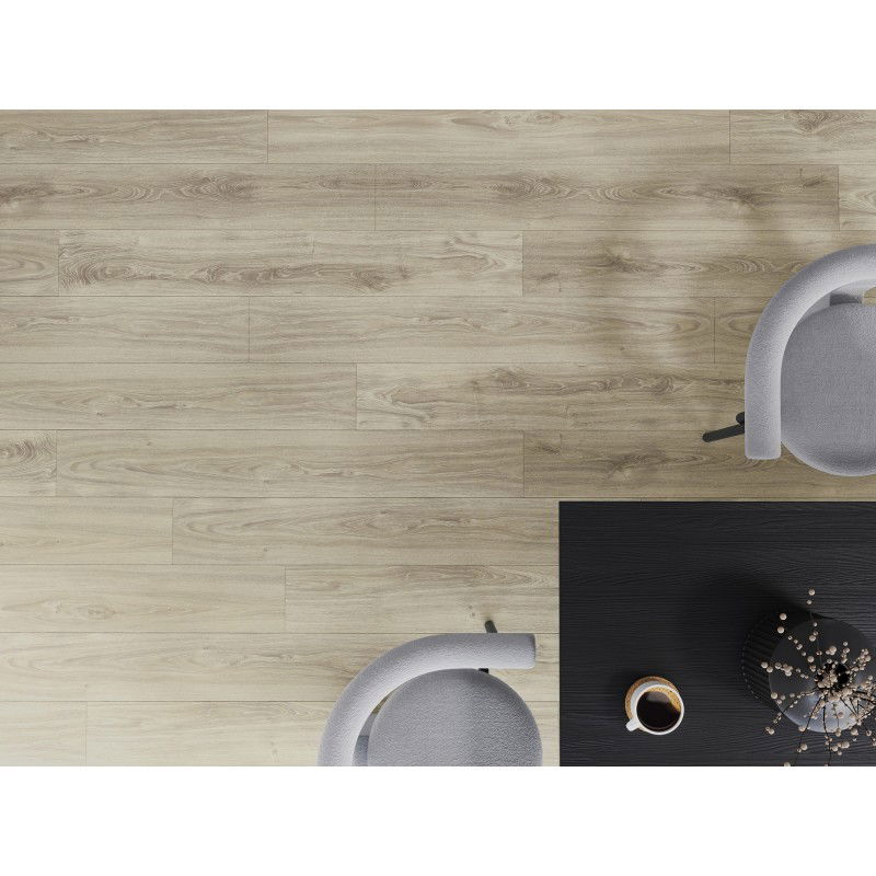 Mexen Madison sample vinyl panels 1240 x 182 mm SPC 6.5 mm, IXPE underlay 1.5 mm, 4 V-Groove, Oak - F1045-S