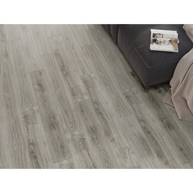 Mexen Silver Creek sample of vinyl panels 1240 x 182 mm SPC 6.5 mm, IXPE underlay 1.5 mm, 4 V-Groove, Oak - F1047-S