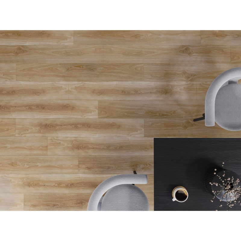 Mexen San Marcos sample of vinyl panels 1240 x 182 mm SPC 6.5 mm, IXPE underlay 1.5 mm, 4 V-Groove, Oak - F1048-S