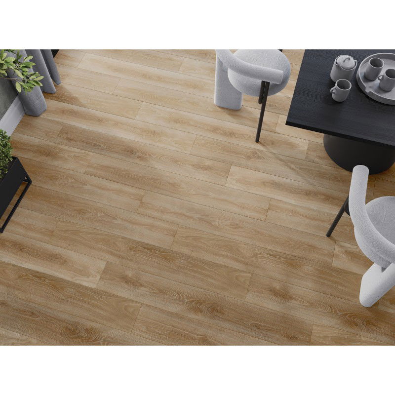 Mexen San Marcos Sample of SPC vinyl panels 6.5 mm, IXPE underlay 1.5 mm, 4 V-Groove, Oak - F1048-S