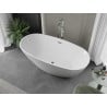 Mexen Eris freestanding bathtub 180 x 95 cm, white, chrome overflow - 53441809500-01