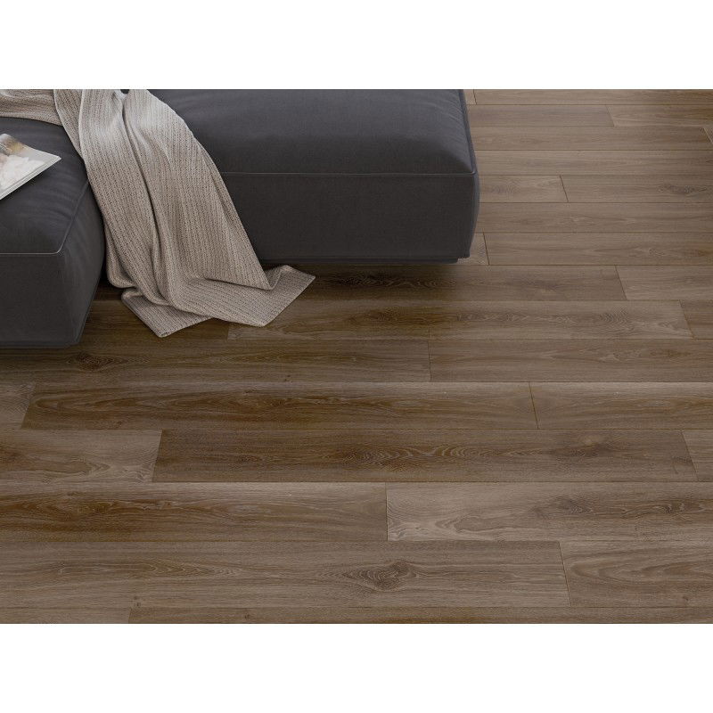 Mexen San Juan Vinyl Panel Sample 1240 x 182 mm SPC 6.5 mm, IXPE Underlay 1.5 mm, 4-Sided V-Groove, Oak - F1049-S