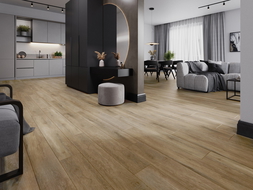 Mexen Long Creek sample vinyl panels 1240 x 182 mm SPC 6.5 mm, IXPE underlay 1.5 mm, 4 V-Groove, Oak - F1050-S