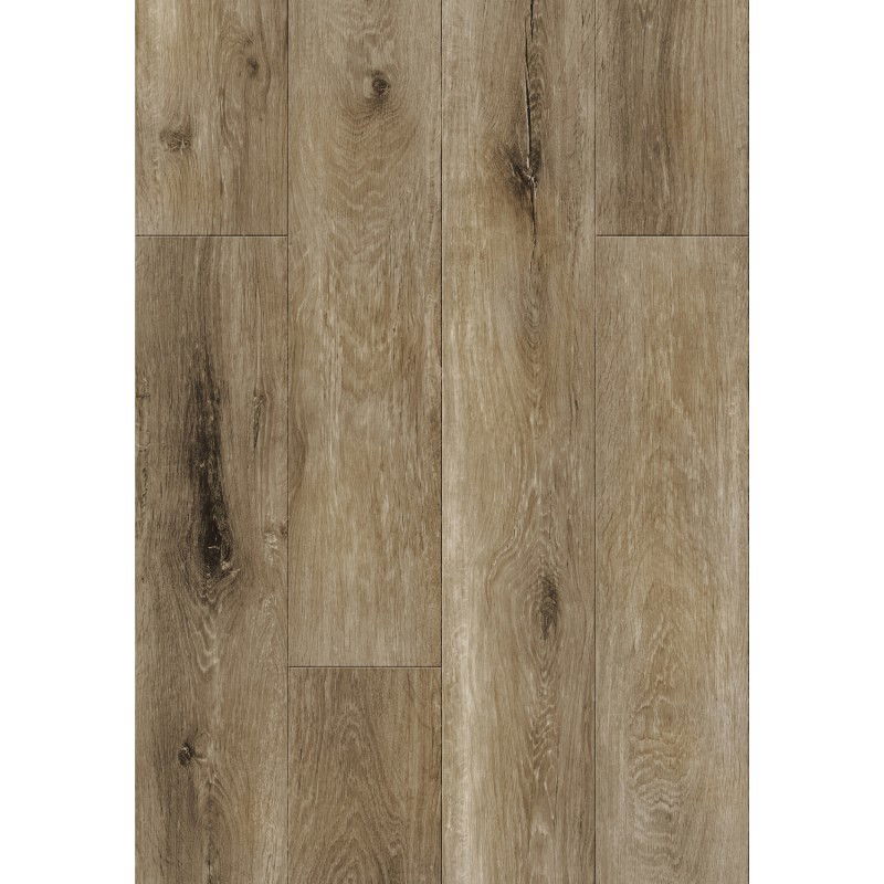 Mexen Clermont vinyl plank sample 1240 x 182 mm SPC 6.5 mm, IXPE underlayment 1.5 mm, 4 V-Groove, Oak - F1053-S
