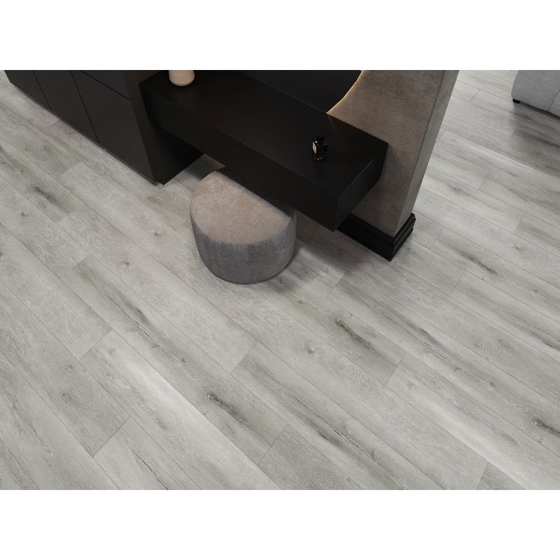 Mexen Boone SPC vinyl panel sample 6.5 mm, IXPE underlay 1.5 mm, 4 V-Groove, Oak - F1054-S