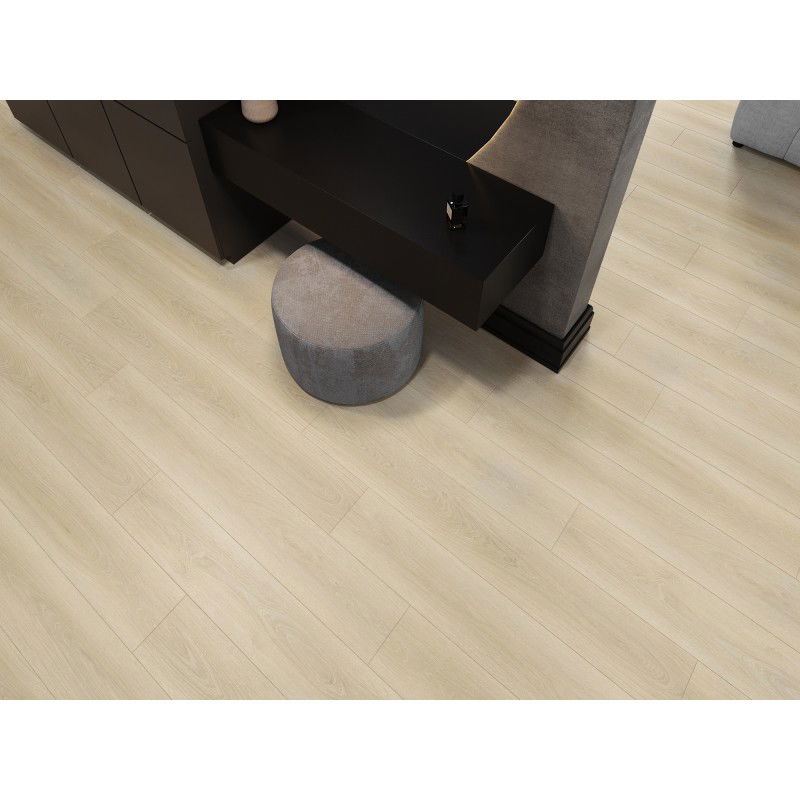 Mexen Charlotte SPC Vinyl Panel Sample 6.5 mm, IXPE Underlay 1.5 mm, 4 V-Grooves, Oak - F1055-S