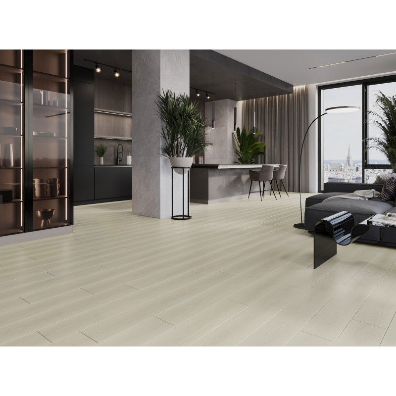 Mexen Concord sample of vinyl panels 1240 x 182 mm SPC 6.5 mm, IXPE underlay 1.5 mm, 4 V-Bevel, Oak - F1056-S