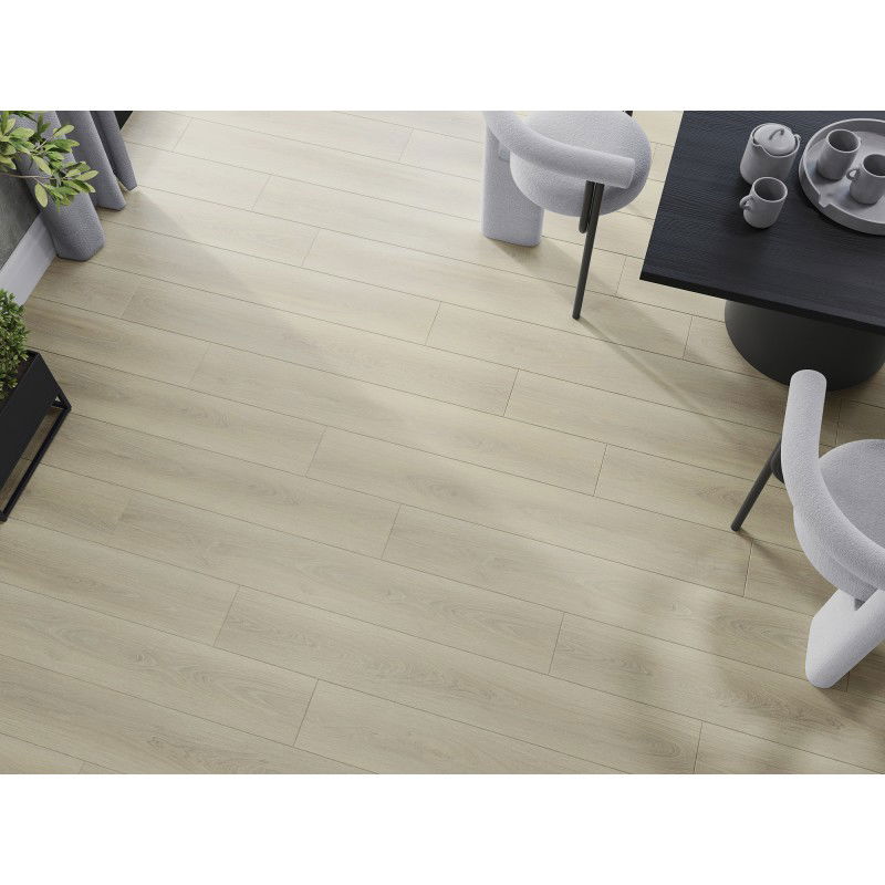 Mexen Concord SPC vinyl panel sample 6.5 mm, IXPE underlay 1.5 mm, 4 V-Groove, Oak - F1056-S