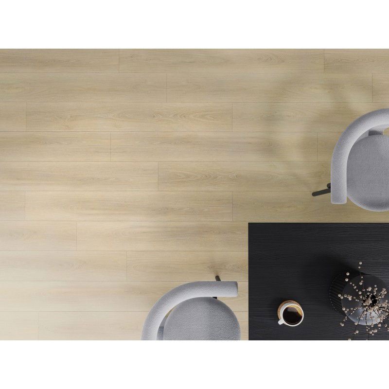 Mexen Kinston Sample of SPC Vinyl Panels 6.5 mm, IXPE Underlay 1.5 mm, 4 V-Groove, Oak - F1057-S