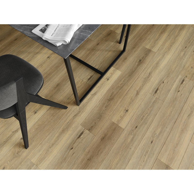 Mexen Sanford sample of SPC vinyl panels 6.5 mm, IXPE underlay 1.5 mm, 4 V-groove, Oak - F1059-S