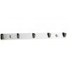 Mexen towel rack with five hooks, chrome - 709175-00