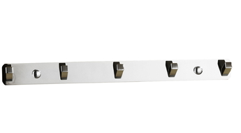 Mexen towel rack with five handles, Chrome - 709175-00