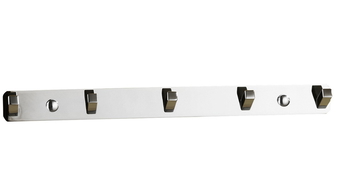 Mexen towel rack with five hooks, chrome - 709175-00
