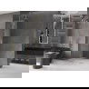 Mexen Velar L Sliding Shower Wall Walk-in 120 x 200 cm, Transparent 8 mm, Gold - 871-120-003-03-50